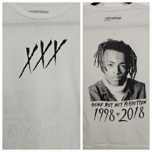 XXXTentacion Gone But Not Forgotten 1998 to 2018 Short Sleeve TShirt Size XS